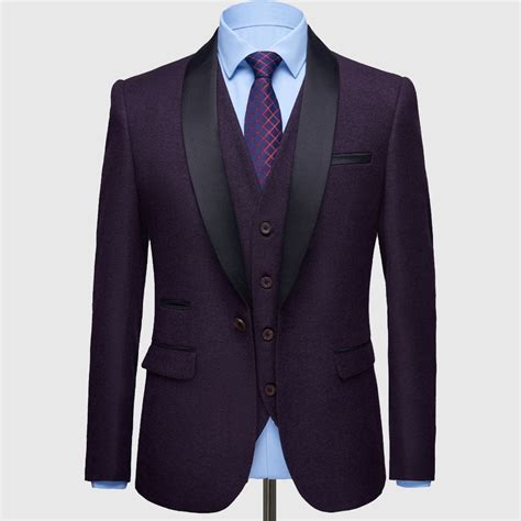 Buy Plum Purple Tuxedo Suit Save Upto 20