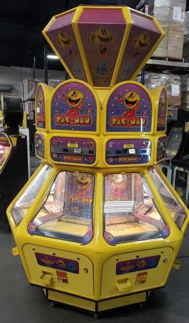 Pac Man 8 Player Coin Pusher Ticket Redemption