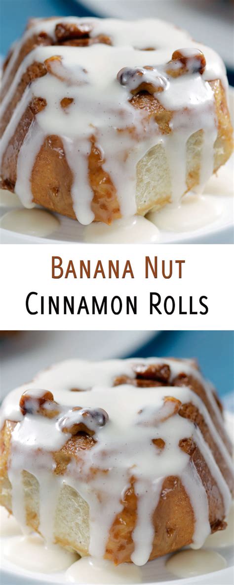 Banana Nut Cinnamon Rolls
