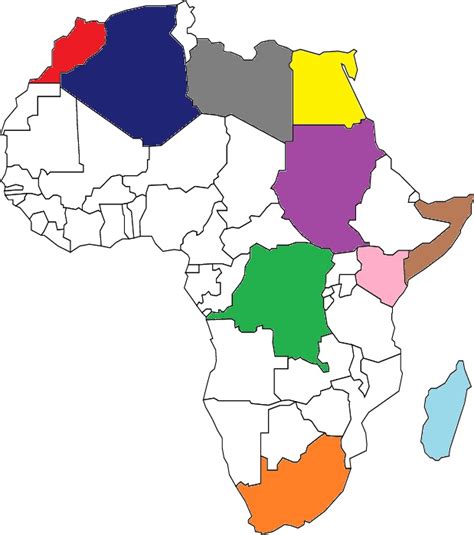 Africa Map Quiz Sporcle Countries Of Northern Africa Quiz By