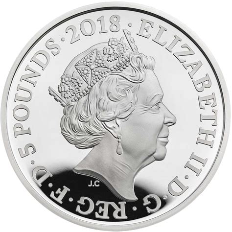 5 Pounds Elizabeth Ii Imperial War Museums Silver