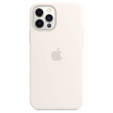 Iphone 1212 Pro Apple Silicone Case With Magsafe Mhl53zma White
