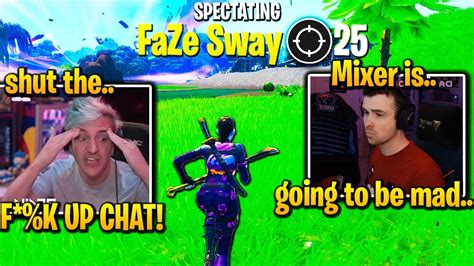 Ninja Full Toxic After Faze Sway Goes Off In Fortnite Friday