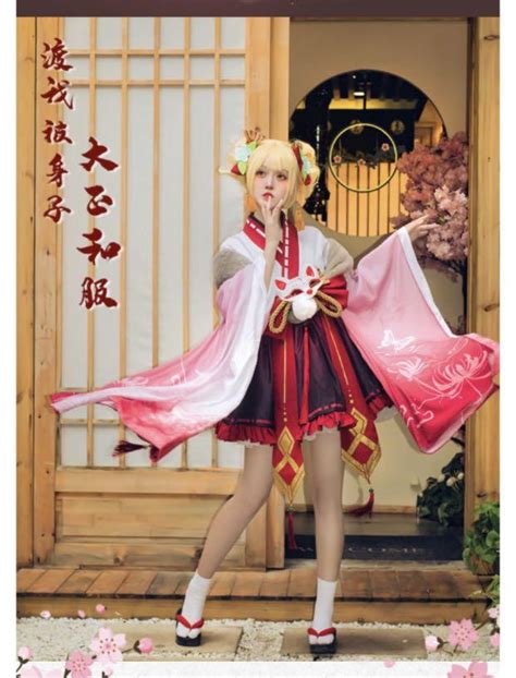 Toga Himiko Fox Spirit Japanese Yukata Cosplay Hobbies And Toys