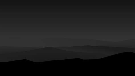 2048x1152 Dark Minimal Mountains At Night 2048x1152 Resolution