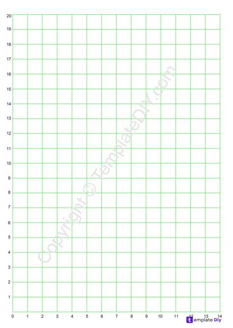 Graph Paper With Numbers Printable Template In Pdf