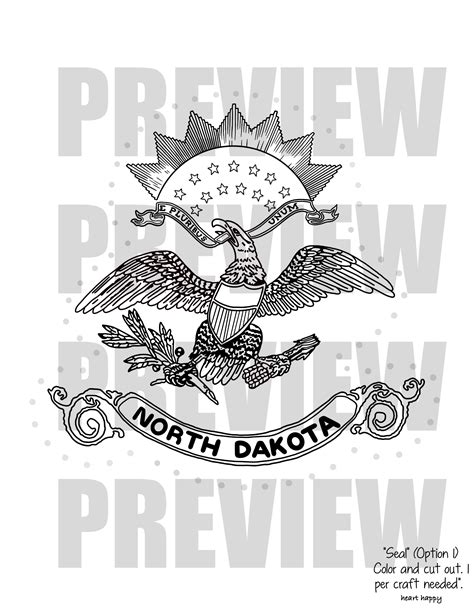 North Dakota State Flag Craft North Dakota State Symbols Made By