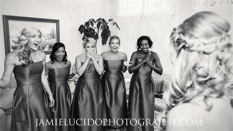 Bridesmaids First Look Jamie Lucido Photographyjamie Lucido Photography