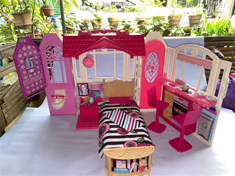 Barbie Doll House Set Hobbies And Toys Toys And Games On Carousell