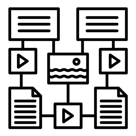 Structured Data Line Icon 14728464 Vector Art At Vecteezy