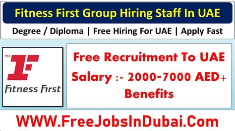 Fitness First Dubai Careers Jobs Vacancies In Dubai 2023