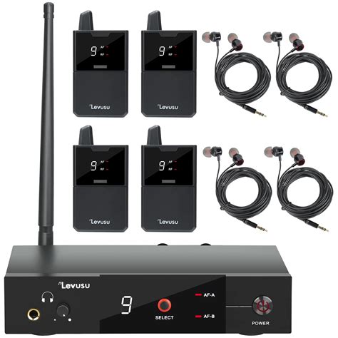 Buy Levusu Uhf Wireless In Ear Monitor System With Earphone180ft Rack