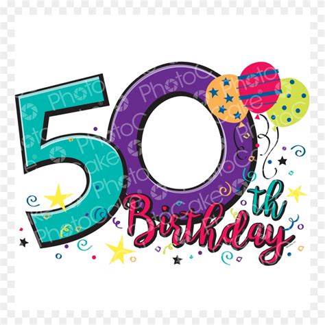 Celebrate Your Milestone With 50th Birthday Clipart Free Downloads