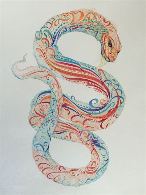 Chinese Zodiac Tattoo Chinese Zodiac Snake Serpent Fire Snake Snake