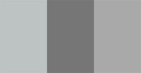 Silver Gray Color Scheme Gray