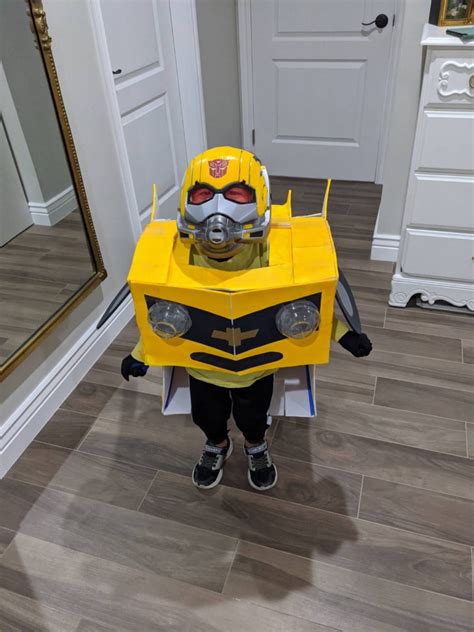 Diy Transformers Costumes Homemade Bumblebee Transformer Costume