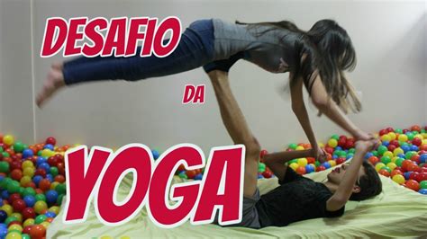 Desafio Da Yoga Na Piscina De Bolinha Rick Santina Youtube