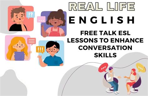 Real Life English Free Talk The Tutor Resource