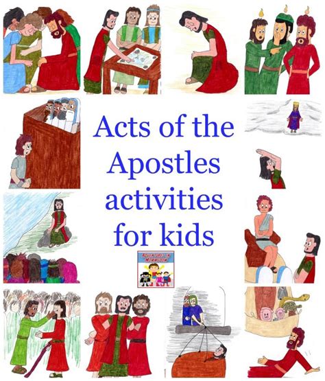 Acts Of The Apostles Activities For Kids Adventures In Mommydom