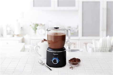 It has a pleasant, creamy consistency and heats up and froths well for coffees and lattes. Capresso Froth Control Makes Gourmet Hot Chocolate ...