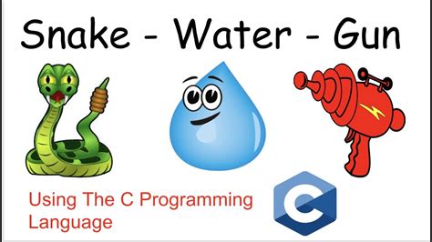 Snake Water Gun Game Using The C Programming Language Tutorial Youtube