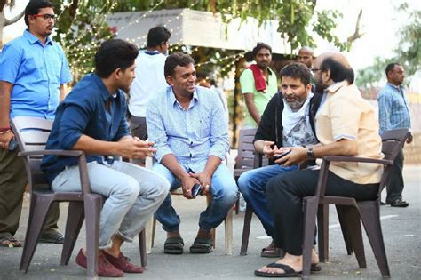 Allu Arjun Trivikram Srinivas Working Stills From So Sathyamurthy