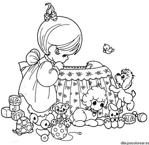 Dibujos Para Calcar De Ninas - Dibujos Para Colorear Y Pintar