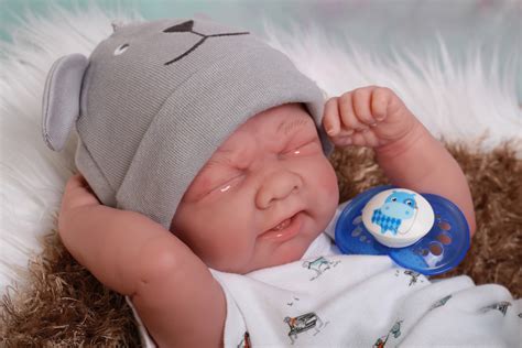 Reborn Baby Boy Crying Doll 15 Inch Preemie Newborn W Etsy