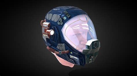 Helmet Concept Sci Fi Environment 01 Buy Royalty Free 3d Model By