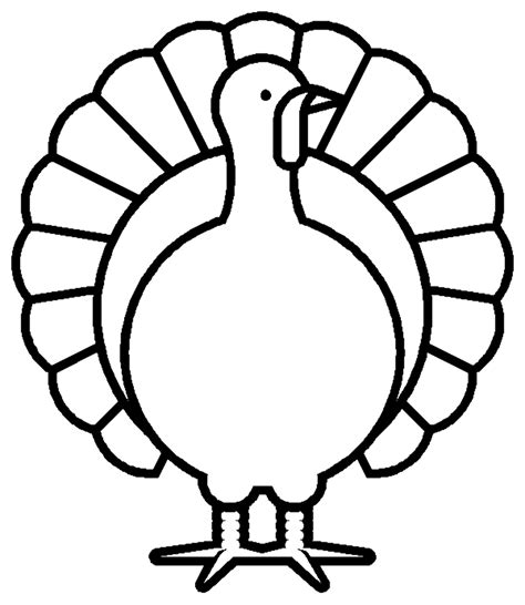 Download High Quality Turkey Clipart Black And White Cartoon