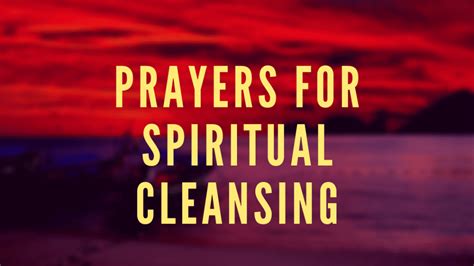 30 Prayer Points For Spiritual Cleansing Prayer Points