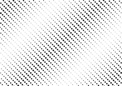 Abstract Black Diagonal Halftone Pattern On White Background Dotted Texture In 2022 Halftone