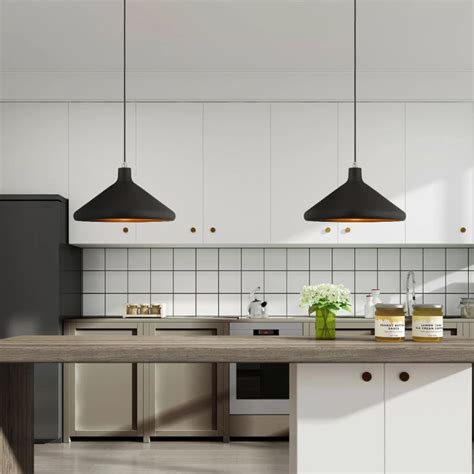 Oaklee 1 Light Single Cone Pendant In 2021 Modern Kitchen Pendants