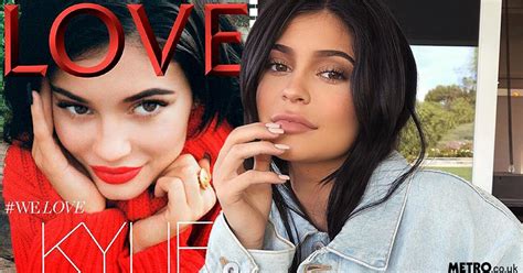 Kylie Jenner Instagram Shares Love Magazine Cover Not Bump Reveal