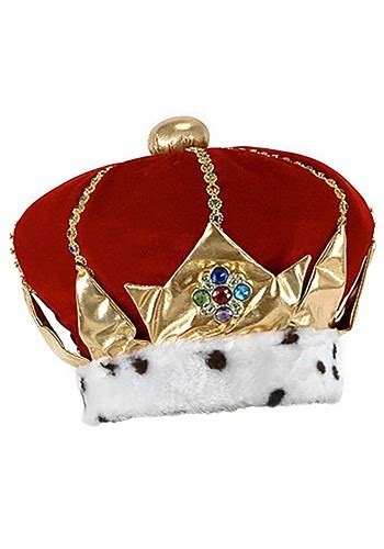 Adult Red Royal King Hat