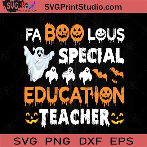 Paper And Party Supplies Calligraphy School Teacher Halloween Svg One