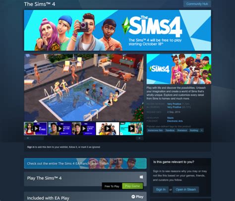 Free The Sims 4 On Steam And Origin Download And Start Playing Now