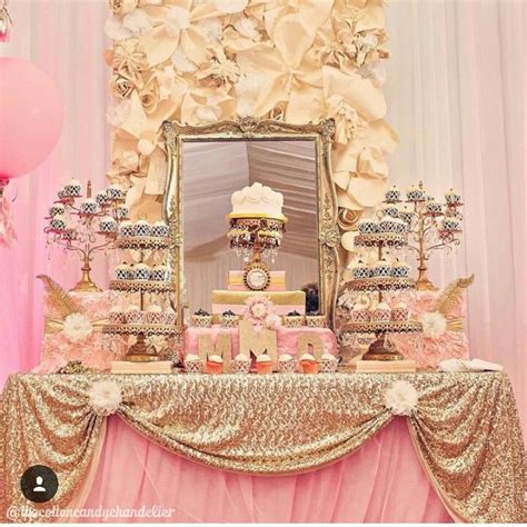Pink and gold | DESERT TABLE IDEAS | Pinterest | Gold, Sweet sixteen