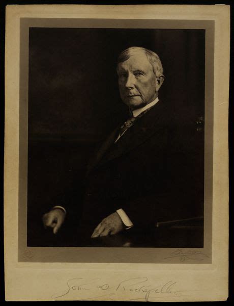 Portrait Photograph Of John D Rockefeller Gilder Lehrman Institute