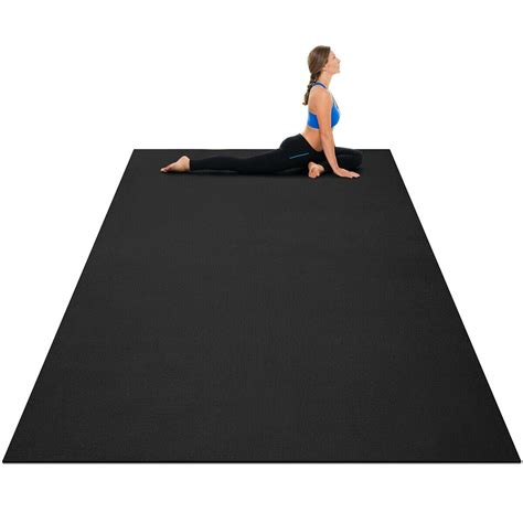 Gymax Large Yoga Mat 7 X 5 X 8 Mm Thick Workout Mats For Home Gym
