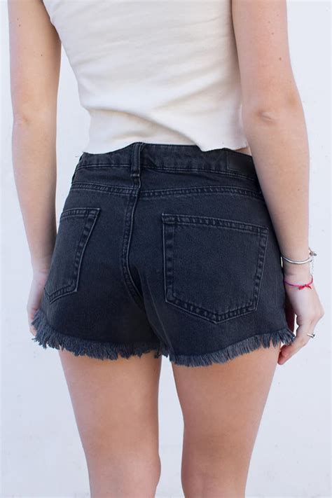 Low Rise Distressed Shorts Collection 2021 Subdued