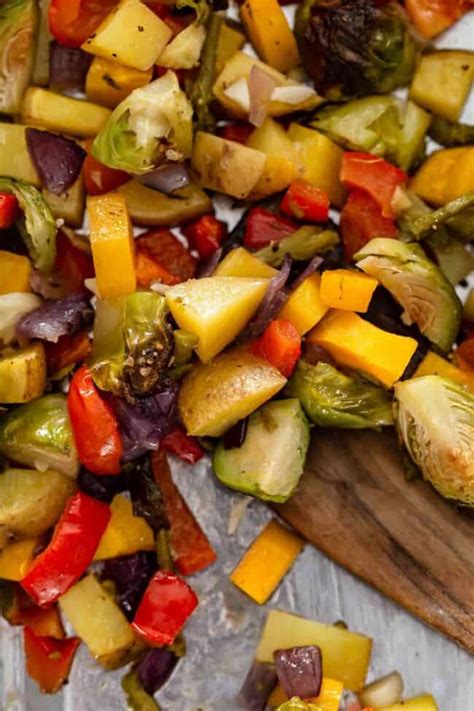 Oven Roasted Vegetables Recipe The Cookie Rookie Video