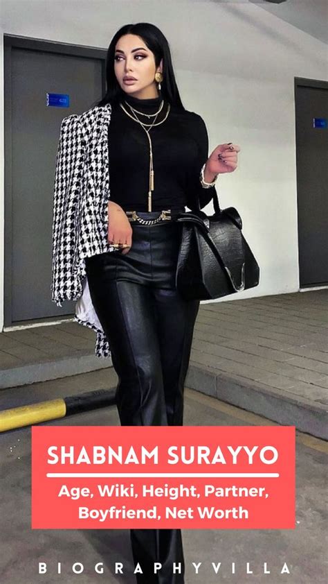Shabnam Surayyo Was Born On 14th October 1981 Age 40 Years As Of 2021