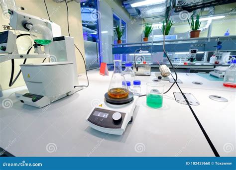 Modern Scientific Laboratory Interior At Skolkovo Technopark Editorial