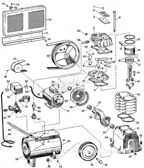Campbell Hausfeld Compressor Parts Diagram