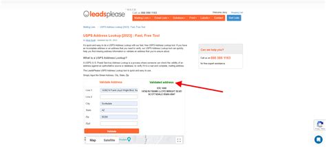 USPS Address Lookup [2023] : Fast, Free Tool | LeadsPlease