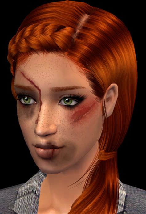 Mod The Sims Four Layerable Facial Wounds