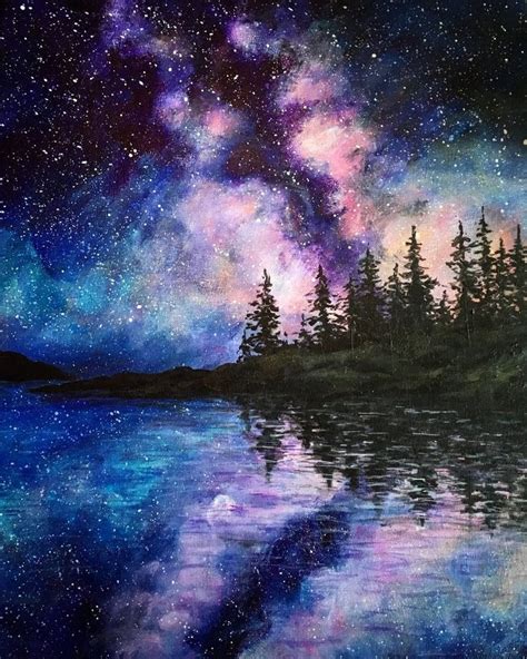 Landscape Art Paintings Ideas Arthunter Lake Painting Sky Painting