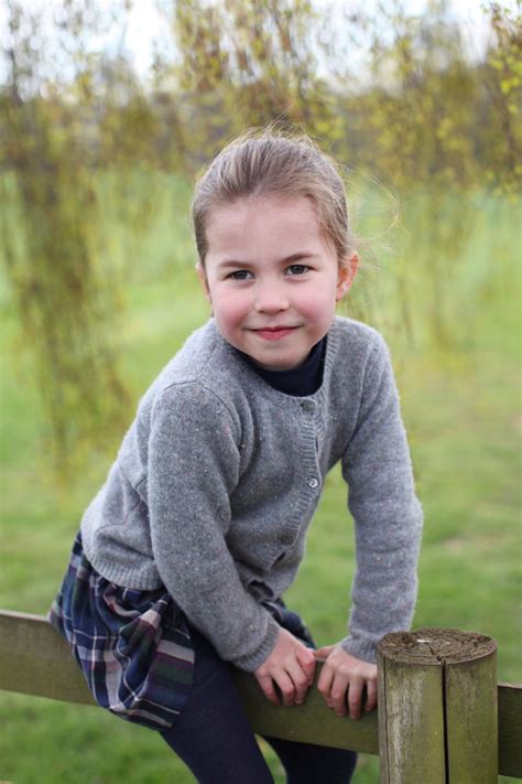 See Princess Charlottes Adorable New Portraits For Her 4th Birthday