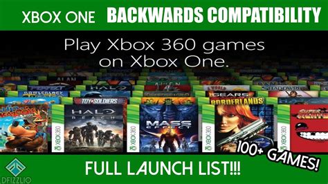 Xbox One Backwards Compatibility Full Launch List 100 Games